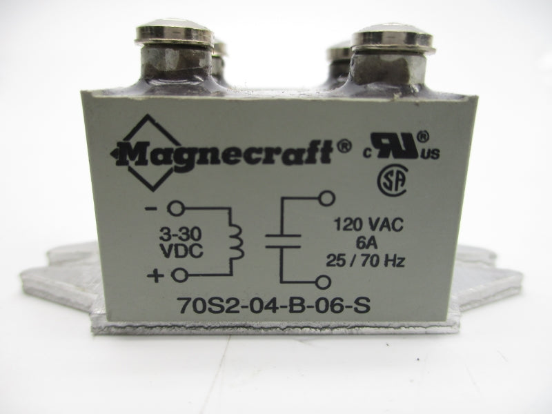 MAGNECRAFT 70S2-04-B-06-S 120VAC 6A NSNP