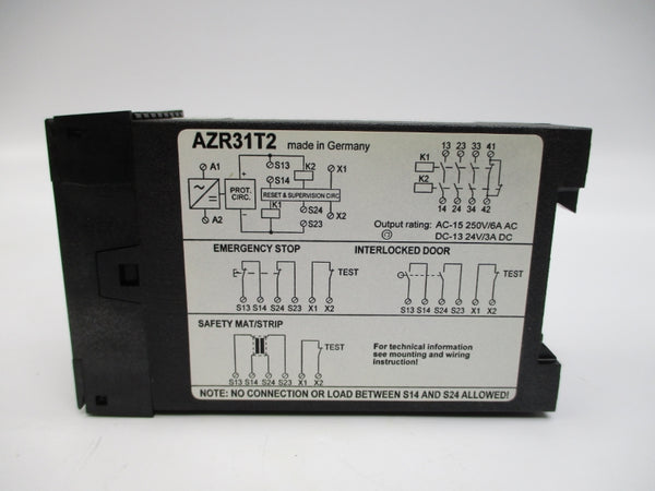 SCHMERSAL AZR31T2 24VDC 6A NSMP