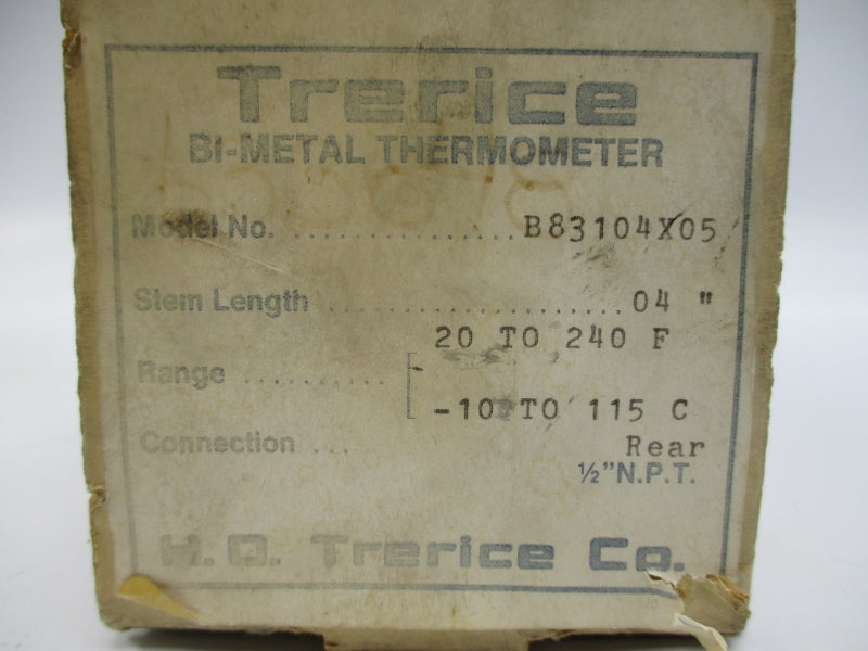 TRERICE B83104X05 20-240'F 1/2" STEM4 NSMP