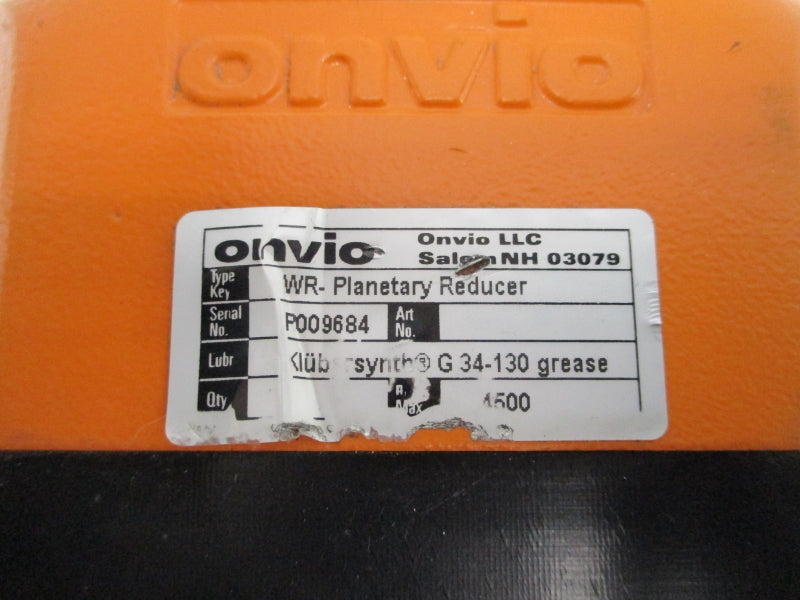 ONVIO WR-PLANETARY REDUCER W/ AKM43E-ANCNR-00 640VDC 2.76A UNMP