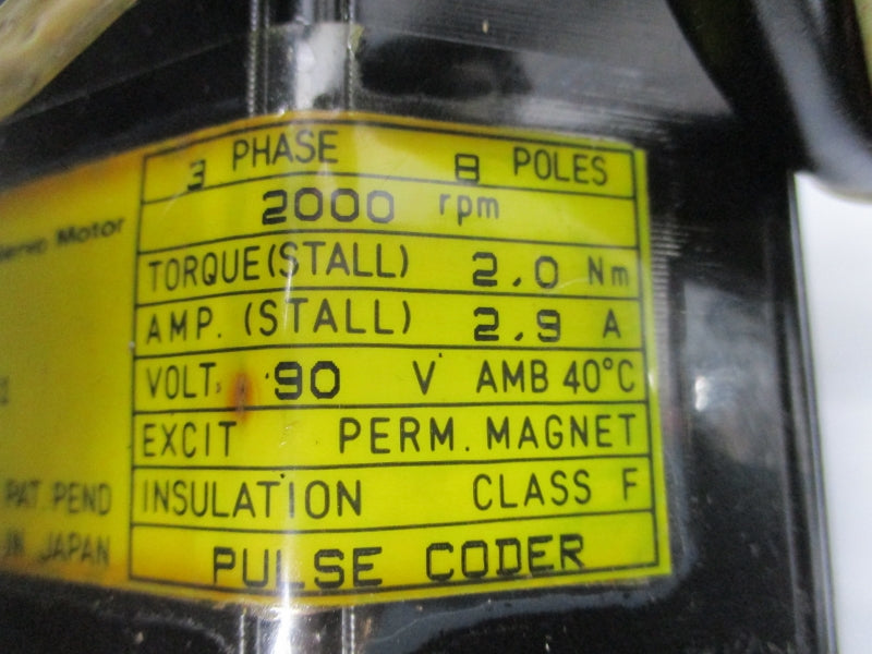 FANUC A06B-0522-B351 90V 2.9A UNMP