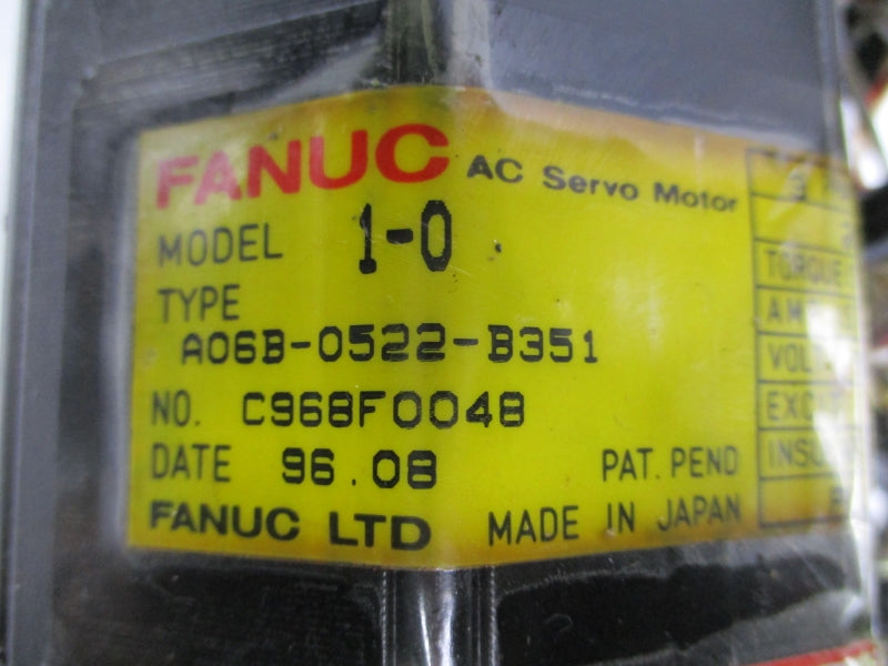 FANUC A06B-0522-B351 90V 2.9A UNMP