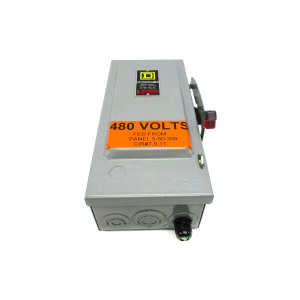SQUARE D H361 SER. E1 600VAC/DC 30A UNMP