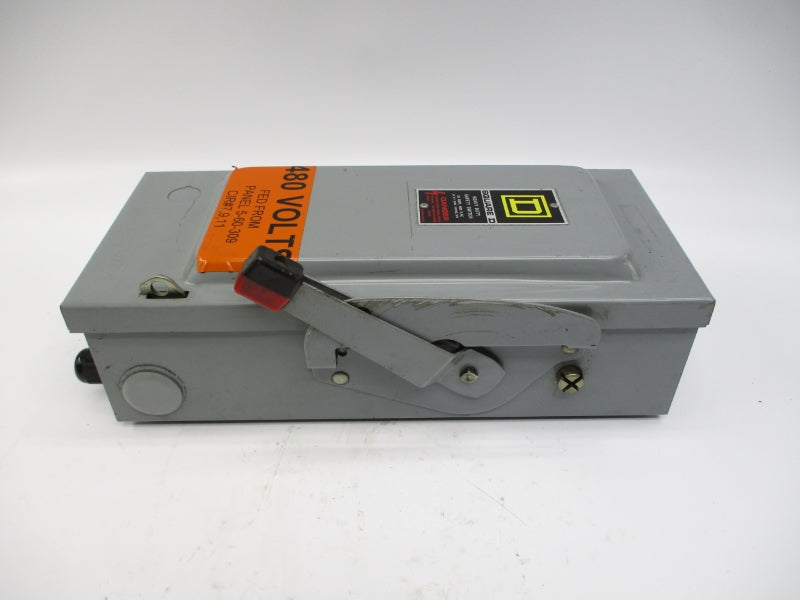 SQUARE D H361 SER. E1 600VAC/DC 30A UNMP