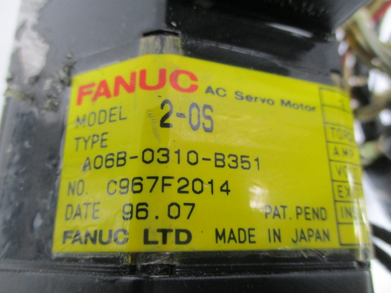 FANUC A06B-0310-B351 90V 2.2A UNMP