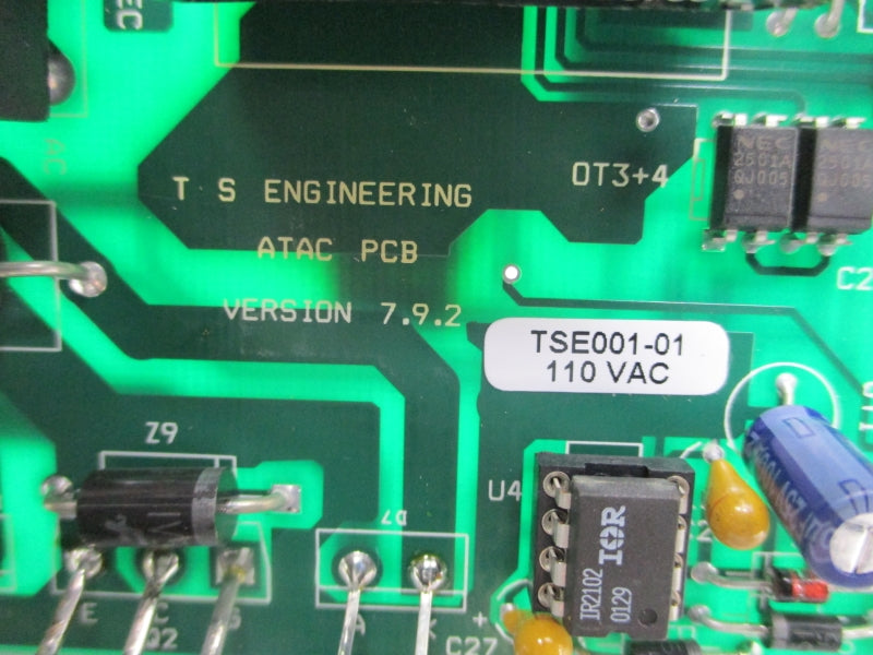 TS ENGINEERING ATAC-PCB-VERSION-7.9.2 TSE001-01 110VAC NSNP