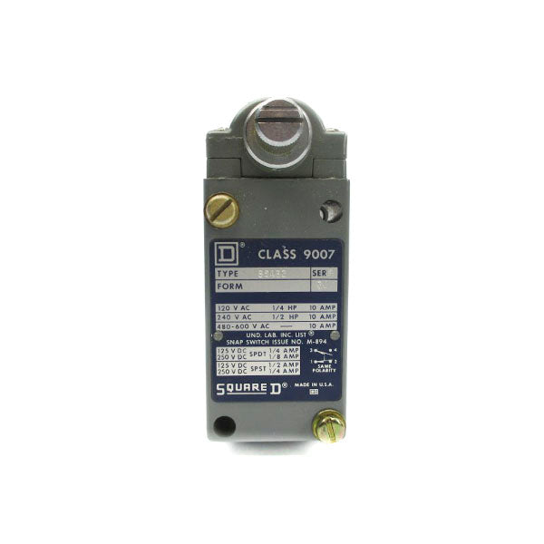 SQUARE D 9007B54B2 SER. B 600VAC 10A NSNP