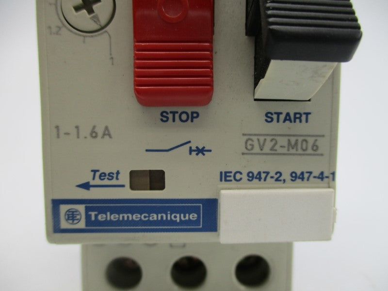 TELEMECANIQUE GV2-M06 690V 1-1.6A NSNP