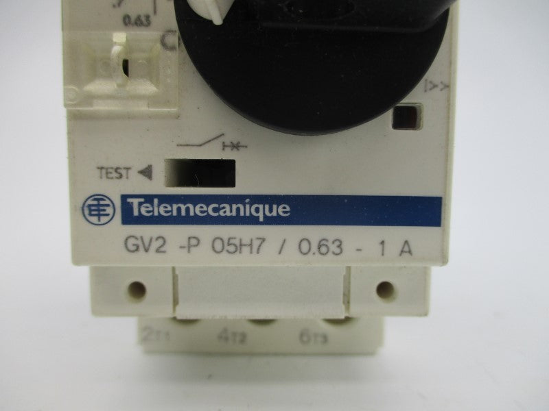 TELEMECANIQUE GV2-P05H7 480VAC 0.63-1A NSNP