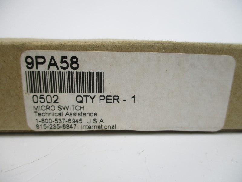 MICRO SWITCH 9PA58 NSMP