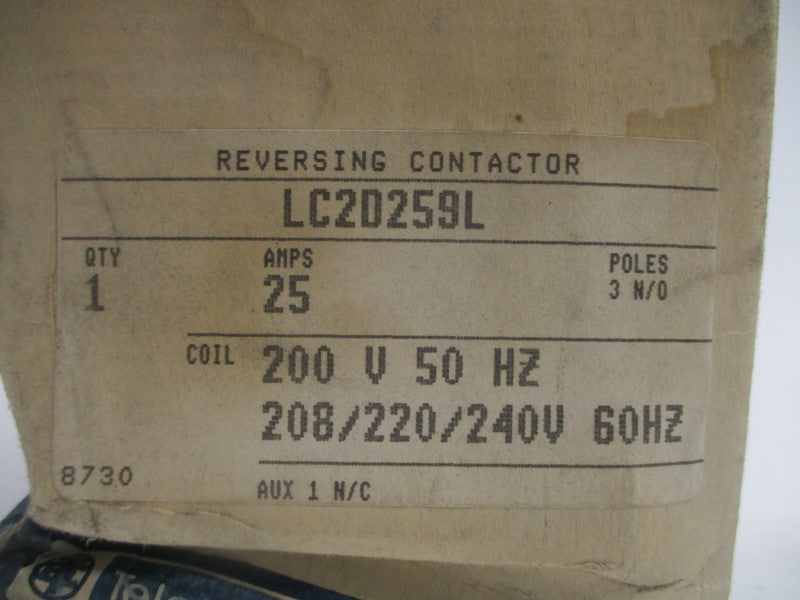 TELEMECANIQUE LC2D259L 208/220/240V 25A NSMP