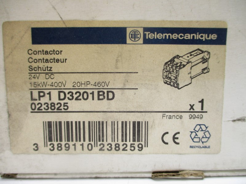 TELEMECANIQUE LP1D3201BD 24VDC 50A NSMP