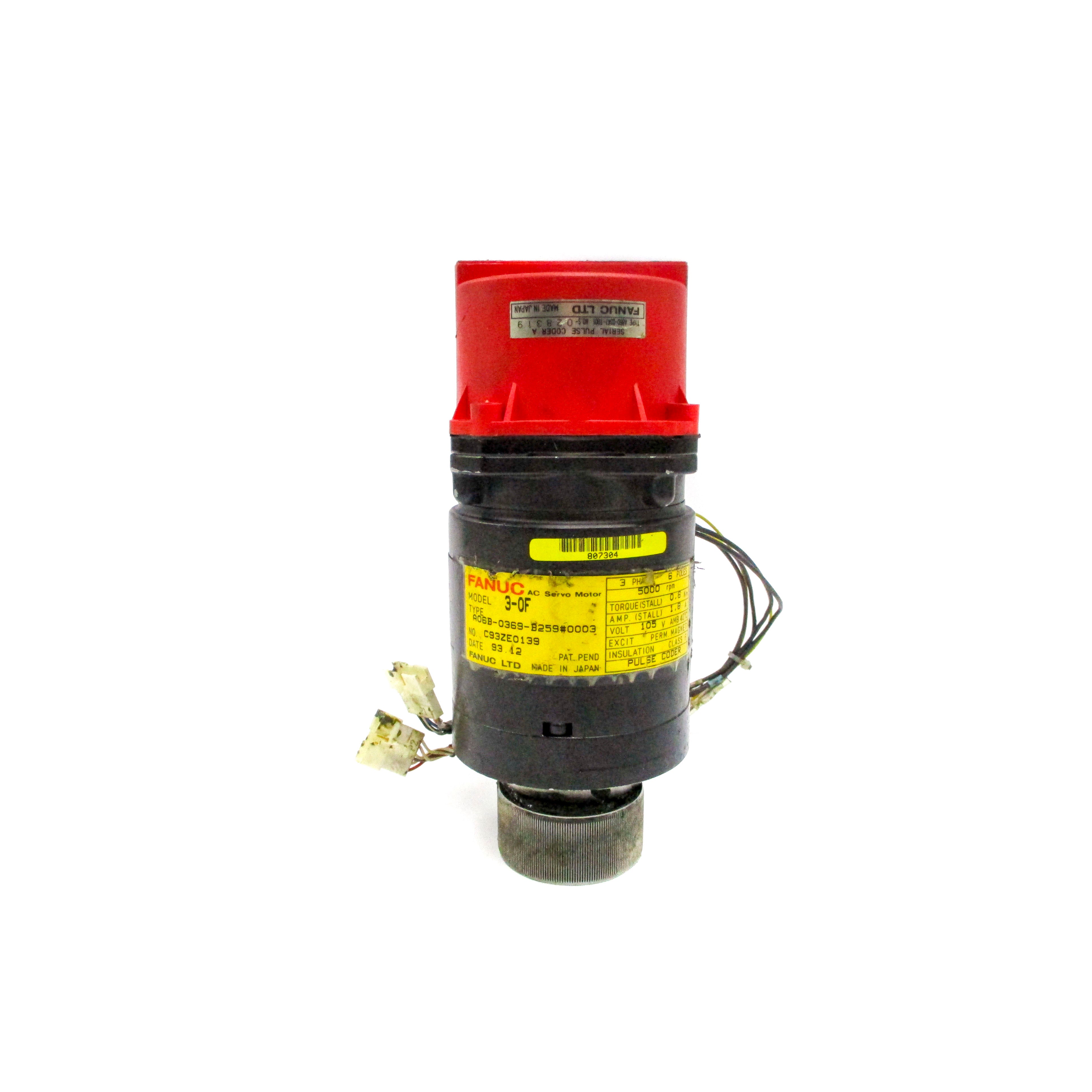 FANUC A06B-0369-B259#0003 105V 1.8A UNMP