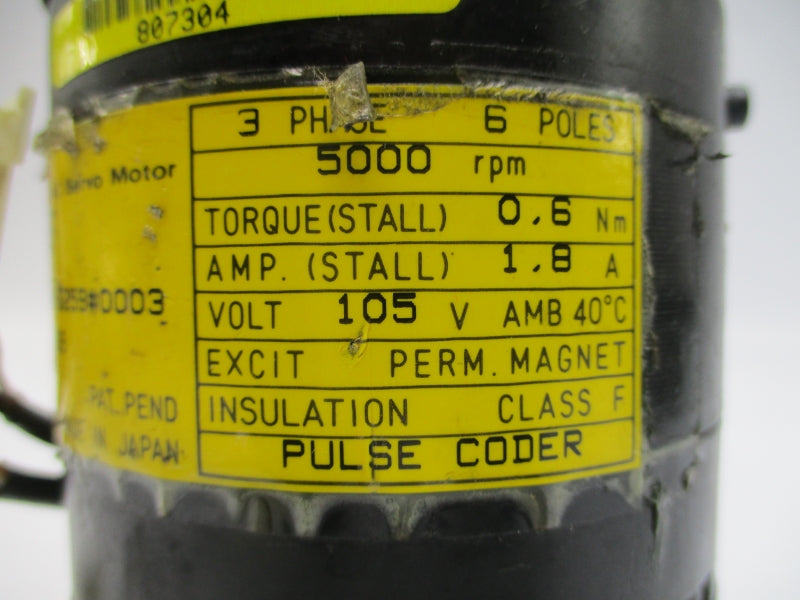 FANUC A06B-0369-B259#0003 105V 1.8A UNMP