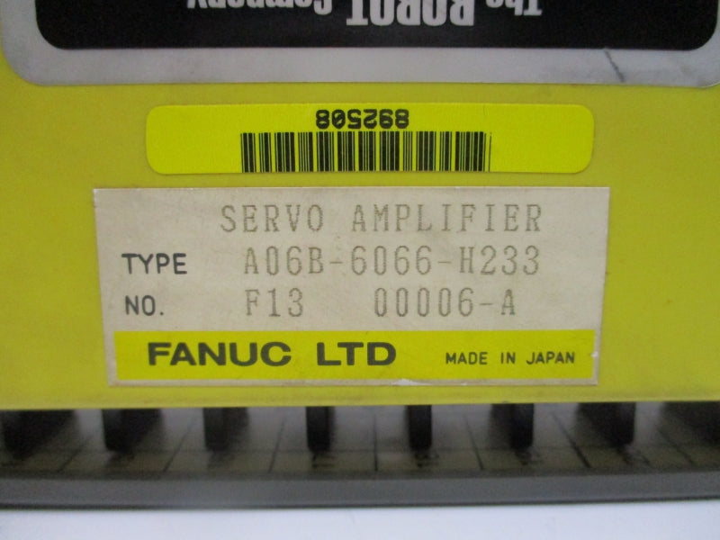 FANUC A06B-6066-H233 UNMP