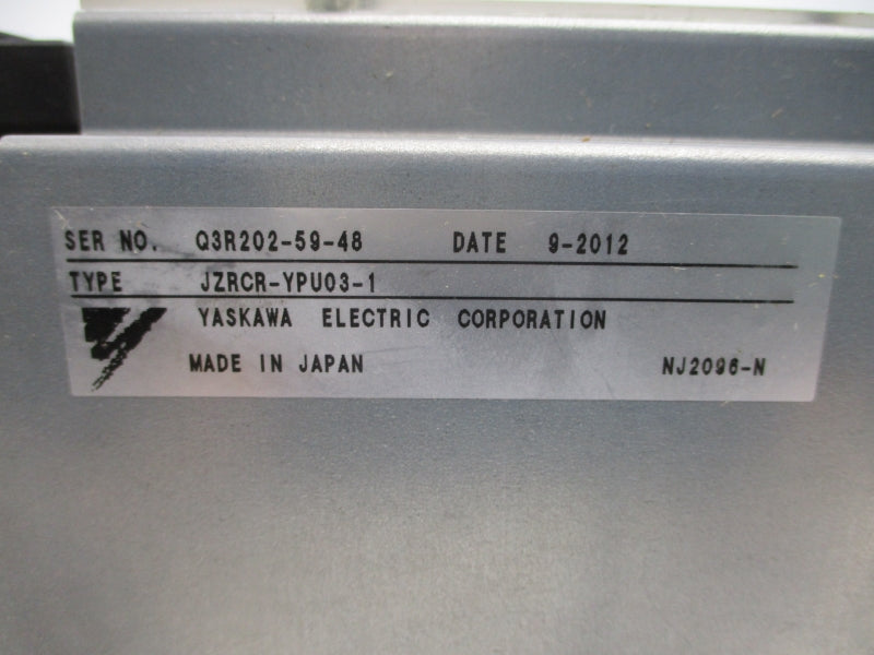 YASKAWA ELECTRIC JZRCR-YPU03-1 NSNP