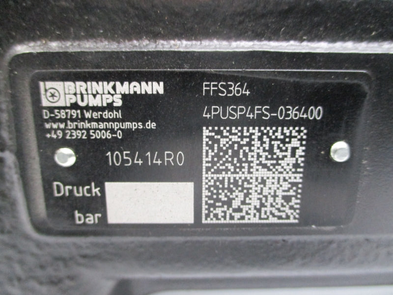 BRINKMANN PUMPS FFS364 4PUSP4FS-036400 NSNP