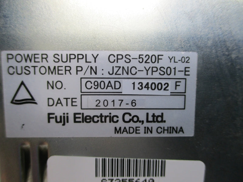 FUJI ELECTRIC JZNC-YPS01-E 200-240VAC 3.4-2.8A UNMP