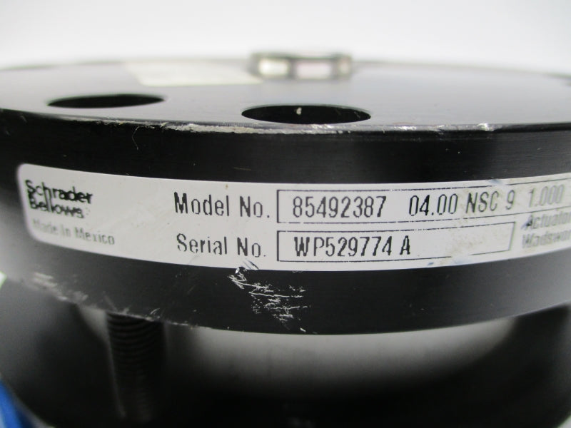 SCHRADER BELLOWS 85492387 04.00NSC91.000 250PSI UNMP