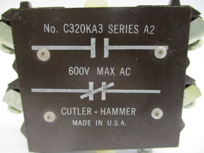 CUTLER HAMMER C320KA3 SER. A2 600VAC NSNP