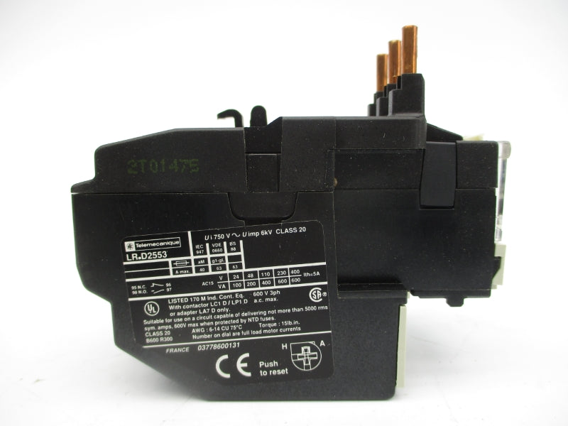 TELEMECANIQUE LR2D2553 600VAC 23-32A NSMP
