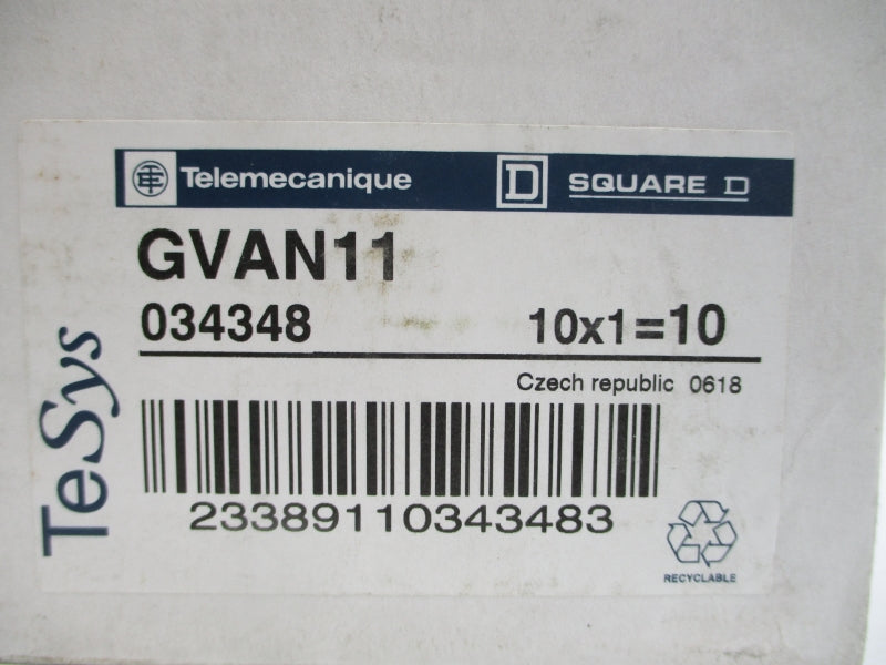 TELEMECANIQUE GVAN11 690V 6A (PKG OF 10) NSMP