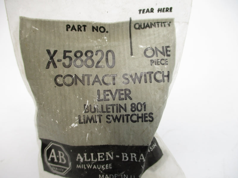 ALLEN BRADLEY X-58820 NSMP