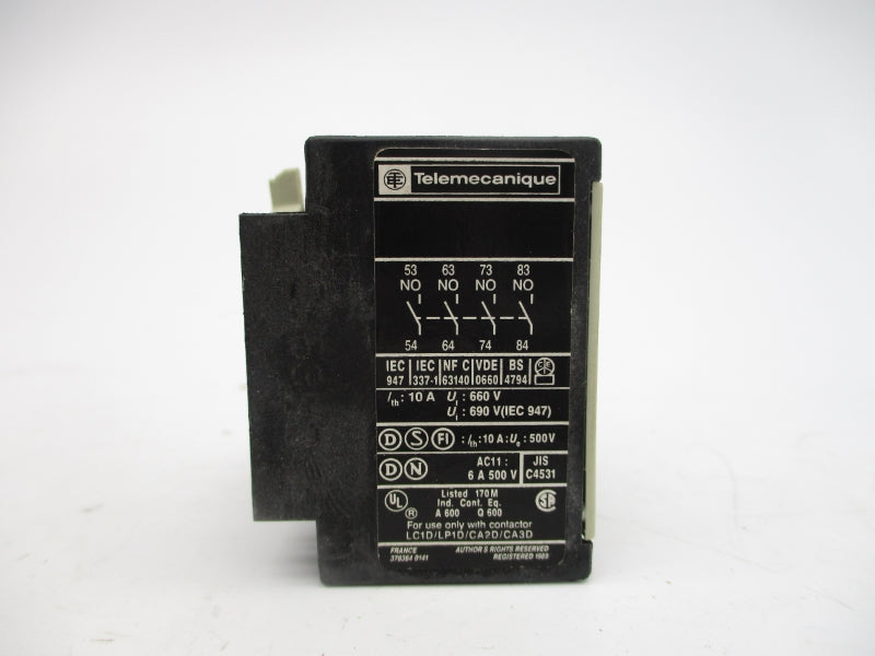 TELEMECANIQUE LA1DN40 500V 6A NSMP