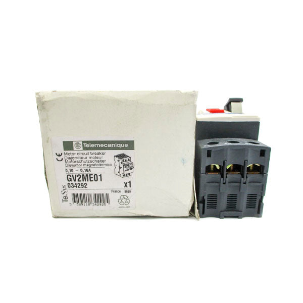 TELEMECANIQUE GV2ME01 600VAC 0.10-0.16A NSMP