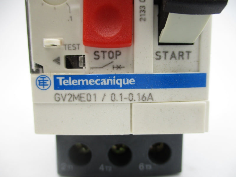 TELEMECANIQUE GV2ME01 600VAC 0.10-0.16A NSMP