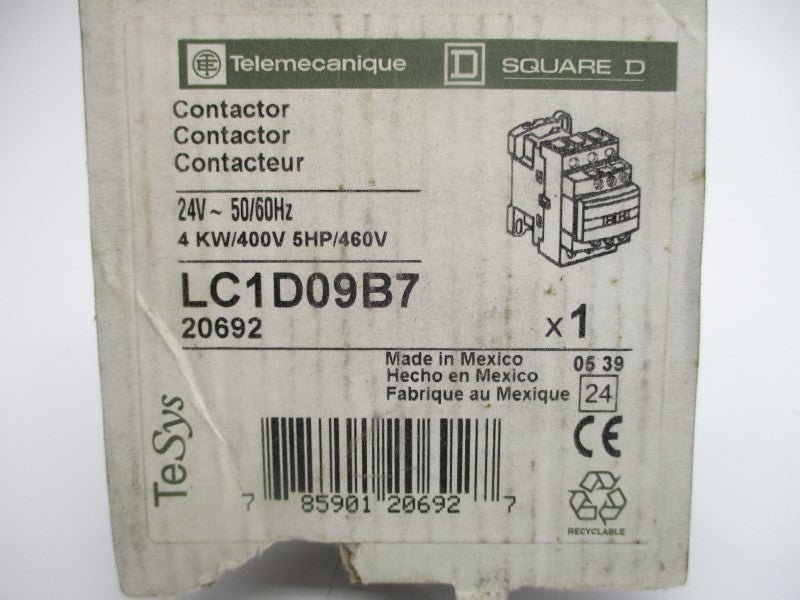 TELEMECANIQUE LC1D09B7 24V 25A NSMP