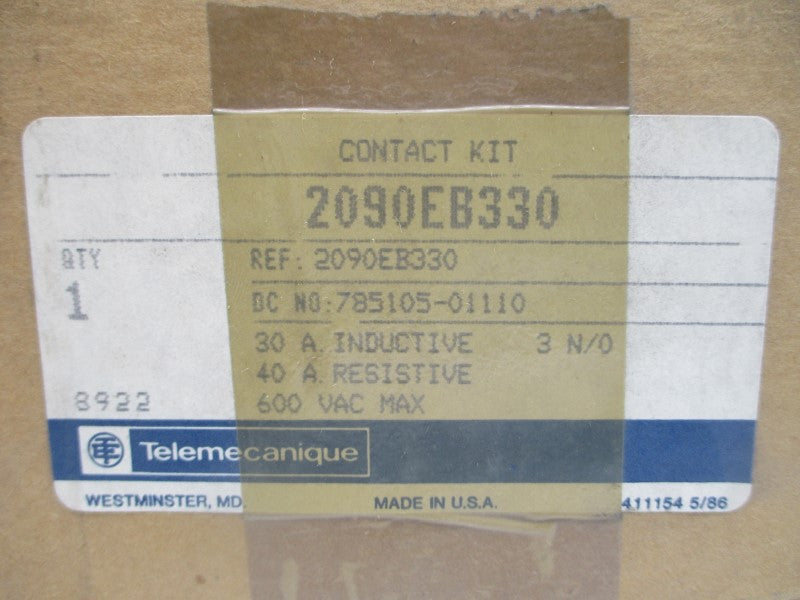 TELEMECANIQUE 2090EB330 600VAC 40A NSMP