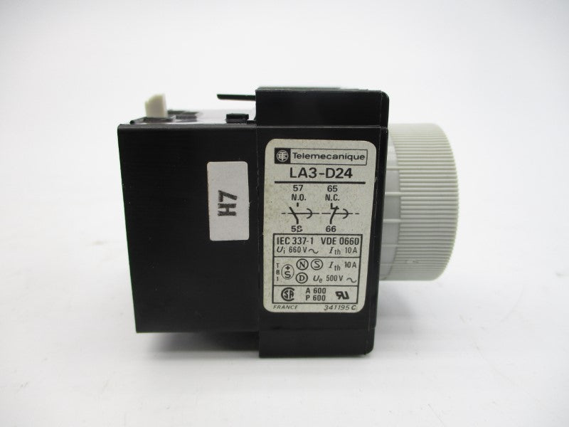 TELEMECANIQUE LA3-D24H7 660V 10A 10-180S NSMP