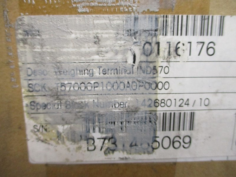 METTLER TOLEDO IND570 T57000P1000A0P0000 100-240VAC 0.5A NSMP