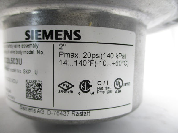 SIEMENS VGD20.503U 20PSI 2" NSMP