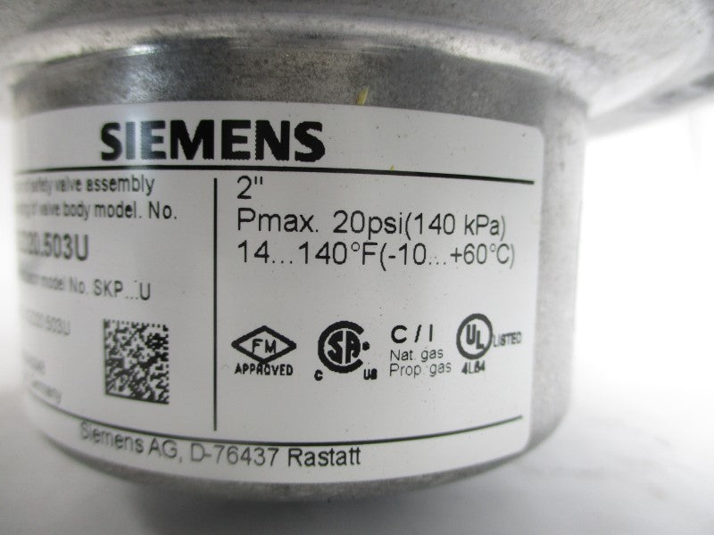 SIEMENS VGD20.503U 20PSI 2" NSMP