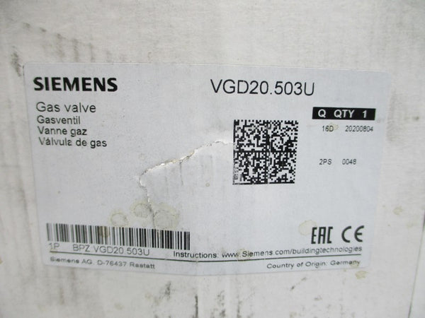 SIEMENS VGD20.503U 20PSI 2" NSMP