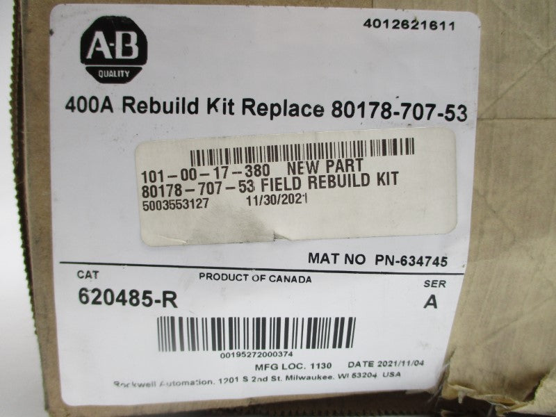 ALLEN BRADLEY 620485-R SER. A (BR/WH) NSMP