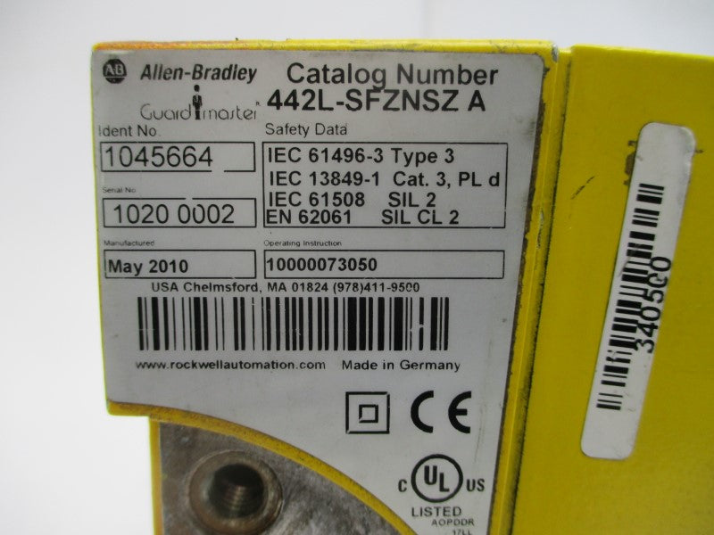 ALLEN BRADLEY 442L-SFZNSZ SER. A 24V REMAN