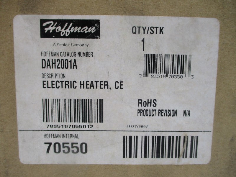 HOFFMAN DAH2001A 115V NSMP
