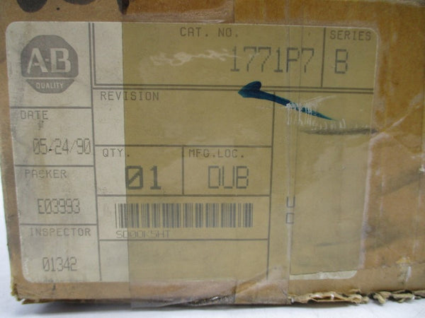 ALLEN BRADLEY 1771-P7 SER. B 120/220VAC 2.00/1.30A NSMP