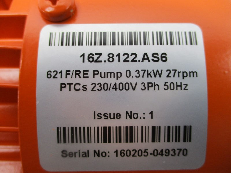 WATSON MARLOW 621F/RE 16Z.8122.AS6 5900000384 230/400V NSMP