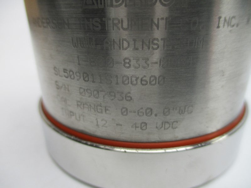 ANDERSON INSTRUMENT SL509011S100600 12-40VDC NSMP