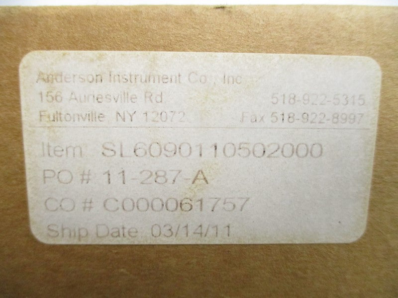 ANDERSON INSTRUMENT SL6090110502000 12-40VDC NSMP