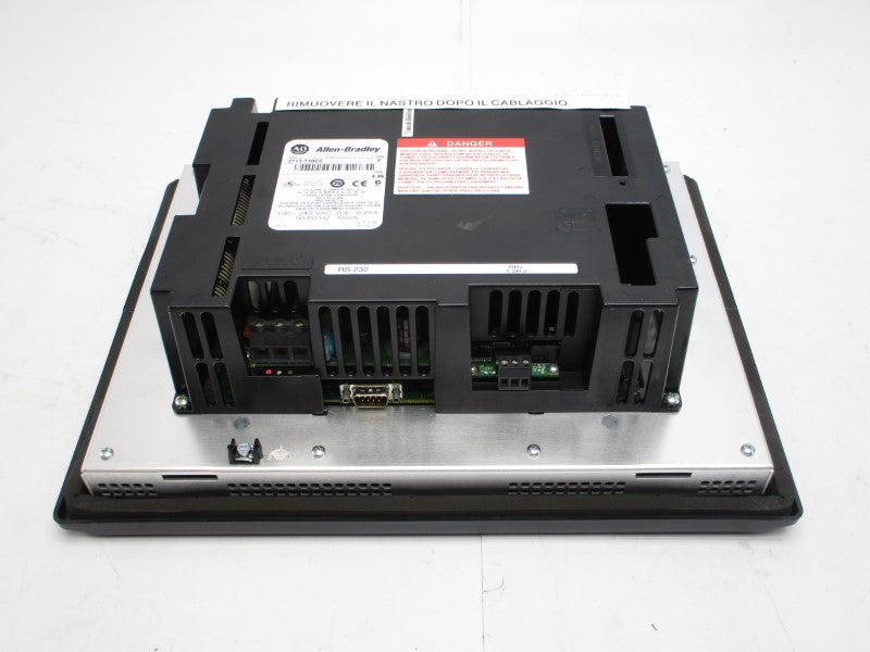 ALLEN BRADLEY 2711-T10C8 SER. F F/W 4.46 100-240VAC 0.4-0.25A NSNP