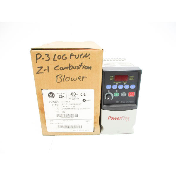 ALLEN BRADLEY 22A-D2P3N104 SER. A F/W 4.02 342-528VAC 3.2A NSMP