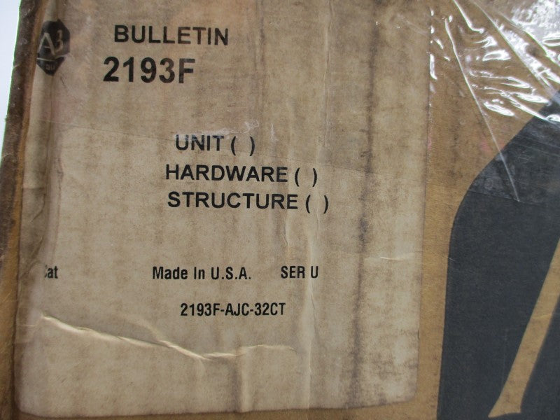 ALLEN BRADLEY 2193F-AJC-32CT SER. U 600V NSMP