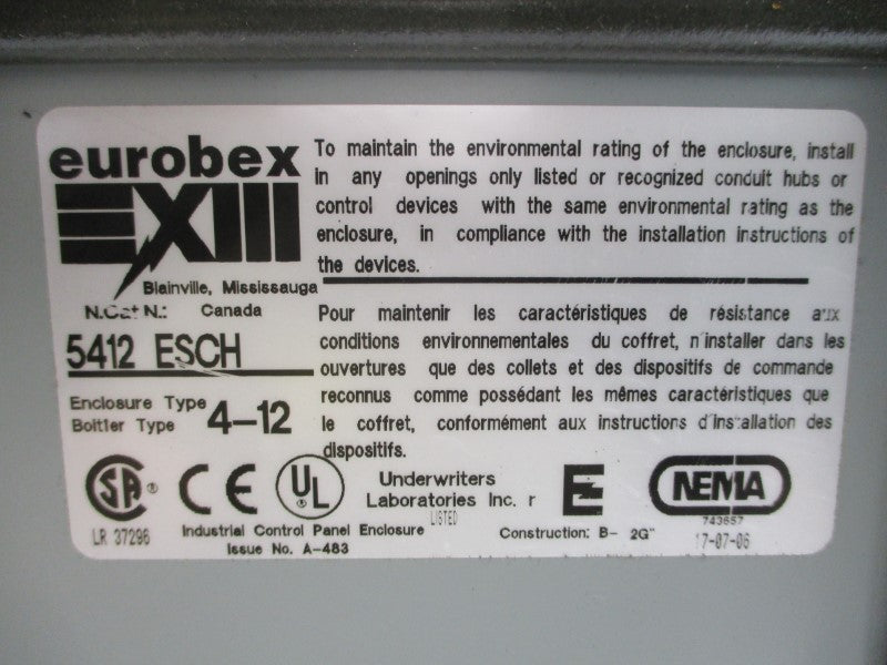 EUROBEX 5412-ESCH NSNP