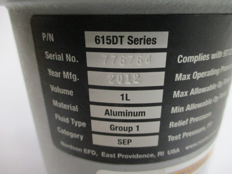 NORDSON 7020122 615DT 15PSI NSMP
