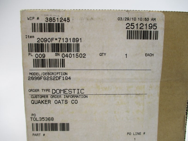ROSEMOUNT 2090FG2S2DF1Q4 10.5-36VDC 150PSI NSMP